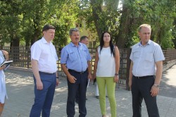 Депутаты проинспектировали ход ремонта переулка Первомайский