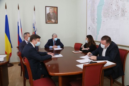 Руководство Волгодонска встретилось с Советником министра спорта РФ