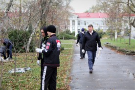 Плюс 25: в сквере Депутатов высадили молодые деревья 