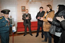 Ветеран Великой Отечественной войны Клим Неополькин отметил свое 90-летие