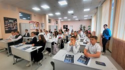 В инженерно-технологической гимназии «Юнона» прошел открытый урок физики
