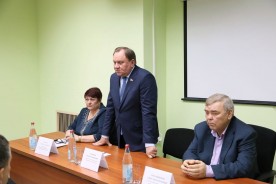 Рабочий визит председателя  Законодательного Собрания Ростовской области В.Е. Дерябкина