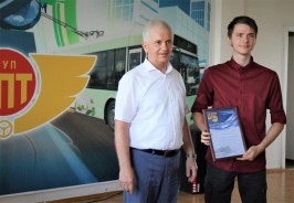 «Городскому пассажирскому транспорту» - 45! Сергей Ладанов поздравил коллектив с юбилейной датой