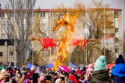 В Волгодонске с большим размахом отметили Масленицу