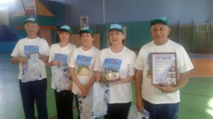 Округ №5. Команда «Отличники» на спартакиаде.