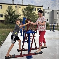 Округ №21: спортплощадка, пешеходная дорожка, уличное освещение