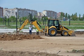 В Волгодонске благоустраивают бульвар возле сквера «Дружба» и парк «Молодежный»