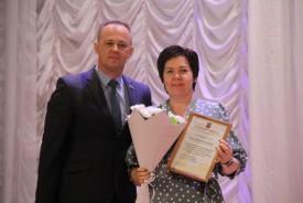 Волгодонские финансисты принимали поздравления от руководства города