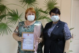 Людмила Ткаченко поблагодарила сотрудников социальной службы за работу во время распространения коронавирусной инфекции