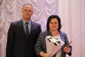 Волгодонские финансисты принимали поздравления от руководства города