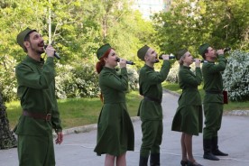 Волгодонские ветераны принимают поздравления с Днём Победы