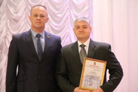 Волгодонские финансисты принимали поздравления от руководства города