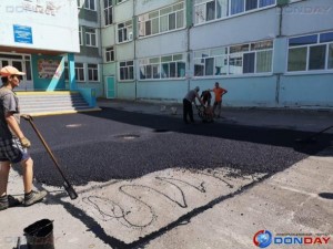 Депутат Алексей Плотников благоустроил к 1 сентября  территорию школы № 18