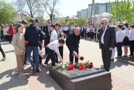 В Волгодонске состоялись митинги памяти, посвященные 77-й годовщине Великой Победы