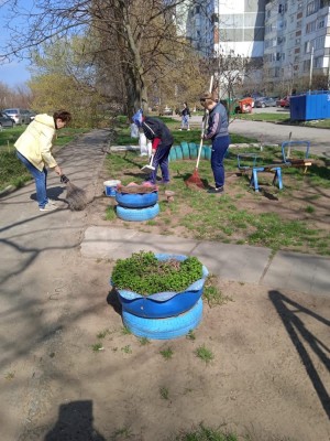Месячник чистоты в Волгодонске . Округ 22