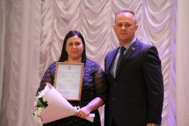 Волгодонские финансисты принимали поздравления от руководства города