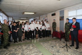 В Волгодонске состоялось открытие мемориальной доски в честь выпускника лицея № 16 Эдгара Тамазяна