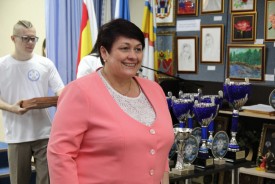 Людмила Ткаченко поздравила финалистов IV Международного турнира по плаванию на приз Ростовской АЭС