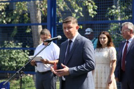 В округе №18 открылась современная спортивная площадка