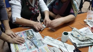 Мастер-класс по плетению изделий из газет в округе 16