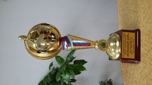 Команда округа 16 - победитель футбольного турнира