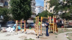 В округе 16  ИЦ «Грант» приступил к установке МАФов