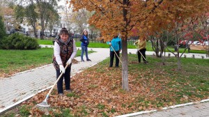 25 округ.  Осенний субботник  