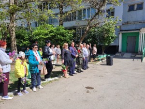 Возложение цветов к памятнику Воинам-интернационалистам к 9 маю в 20 округе