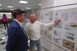 На Ростовской АЭС открылась выставка картин донских художников, посвященная атомной энергетике