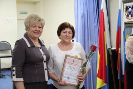 Людмила Ткаченко поздравила «Восхождение» с 55-летием