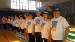 Округ №5. Команда «Отличники» на спартакиаде.
