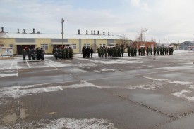 Людмила Ткаченко поздравила служащих войсковой части 3504