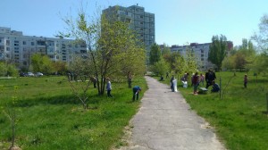 В 22-ом округе продолжается  весенняя уборка. 