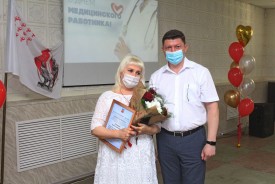 Медики Волгодонска принимают поздравления