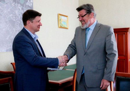 Сергей Ладанов встретился с главой городского самоуправления Обнинска Геннадием Артемьевым