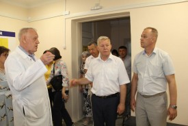 Игорь Батлуков посетил открытие филиала поликлиники на Пушкина