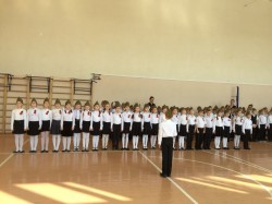 смотр строя и песни в 6 округе