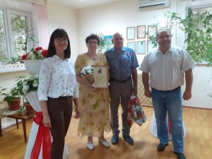 В округе № 4 Волгодонска депутат чествовал юбиляров семейной жизни