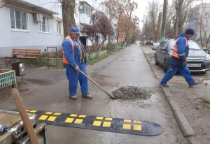 В округе № 4 Волгодонска благодаря депутату Георгию Ковалевскому установили «лежачих полицейских»