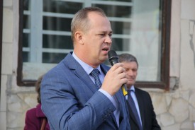 В Волгодонске открыли мемориальную доску Евгению Сагину
