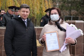 Сергей Ладанов поздравил волгодонских полицейских с праздником