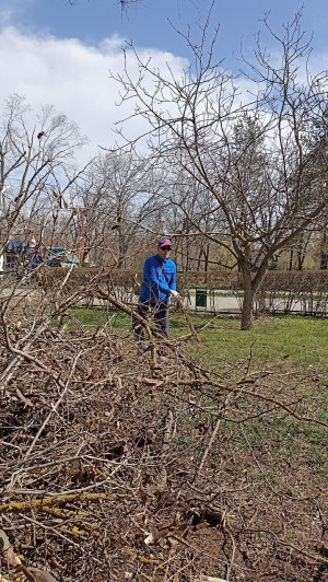 3 округ. Субботник в парке.