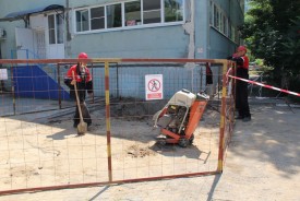 В детском саду «Золотой ключик» завершаются работы по замене труб и благоустройству
