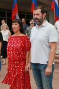 Поднимаем свой флаг: депутаты вместе с горожанами поддержали гимном страны наших спортсменов на открытии Олимпиады в Токио