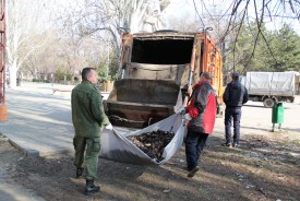 Аппарат Волгодонской Думы принял участие в городском субботнике