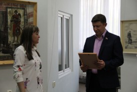 Сергей Ладанов принял участие в открытии выставки «И снова победный май!»