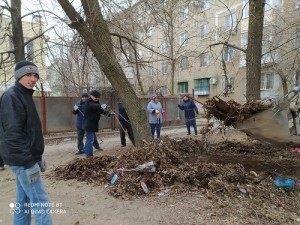Округ №5 субботник продолжается.