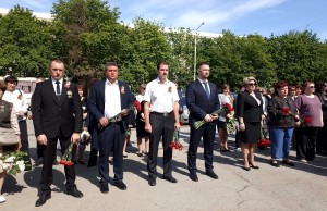 Округ 5 Возложение цветов к обелиску «40 лет Победы»