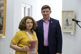 Сергей Ладанов принял участие в открытии выставки «И снова победный май!»