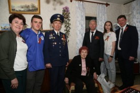 Волгодонские ветераны принимают поздравления с Днём Победы